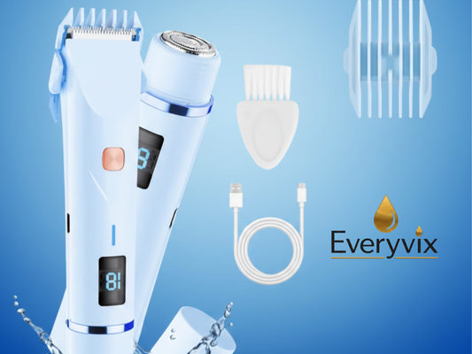 Powerful & Precise  Dual Head Cordless Pubic Trimmer for Men